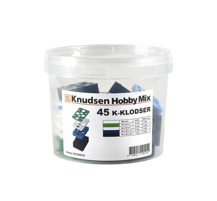 Knudsen Kilen K-klodser - 45 stk